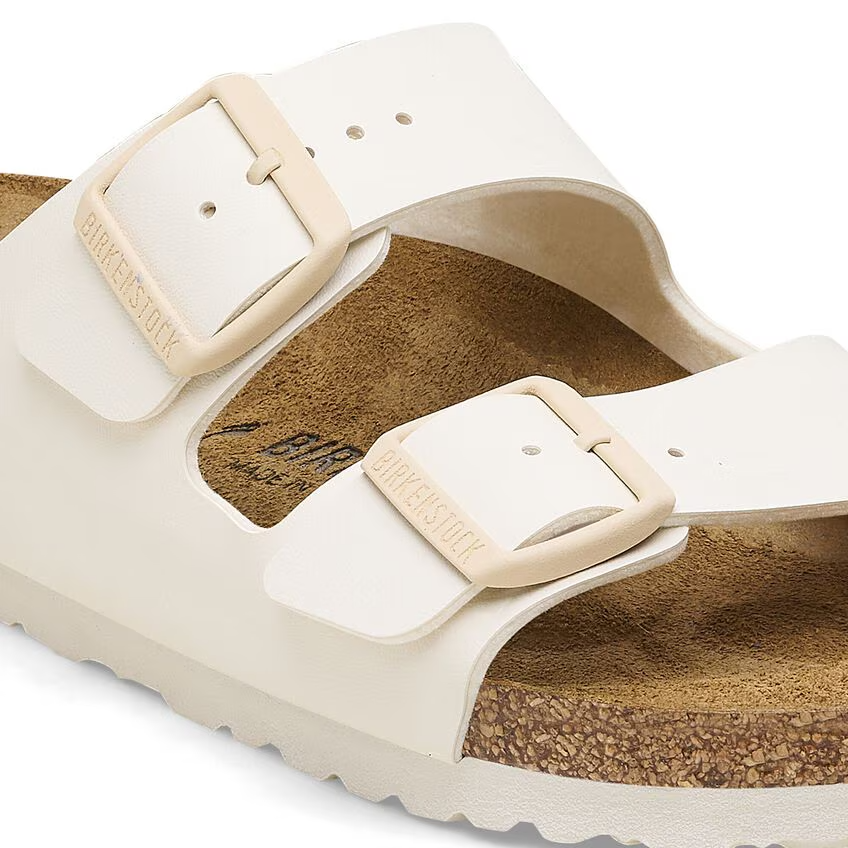 Women's Birkenstock Arizona 1027339-250 Sandals US 5-5.5 White Birko-Flor ZPO3382