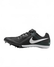 Unisex Zoom Rival Multi Running Shoes In Black/met Silver/lt Smoke Grey