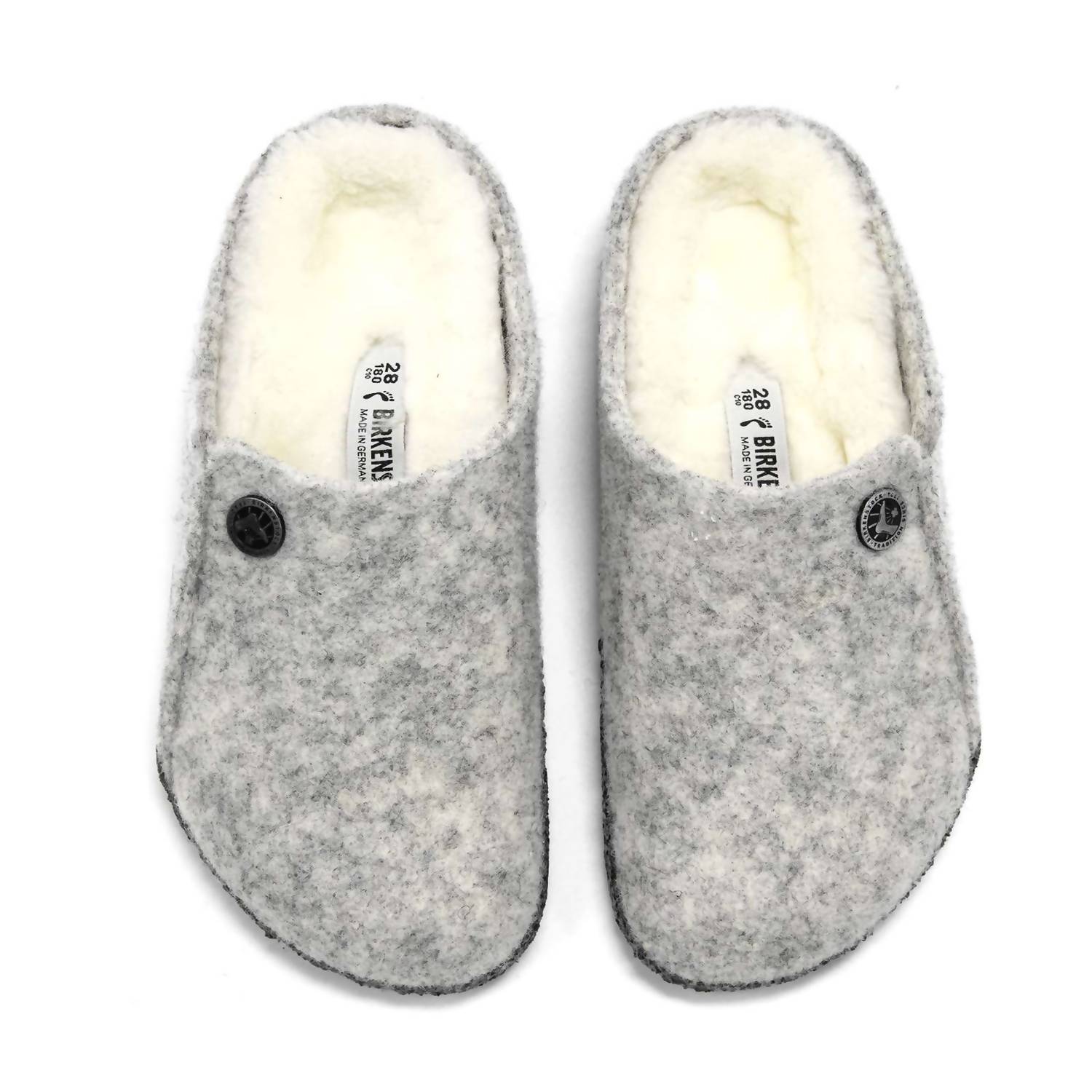 Girl's Zermatt Rivet Kids Comfort Clogs In Light Grey