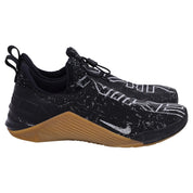 Nike React Metcon Sneakers in Black Gum Polyester