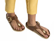 Women's Gizeh Big Buckle Sandal In Cognac