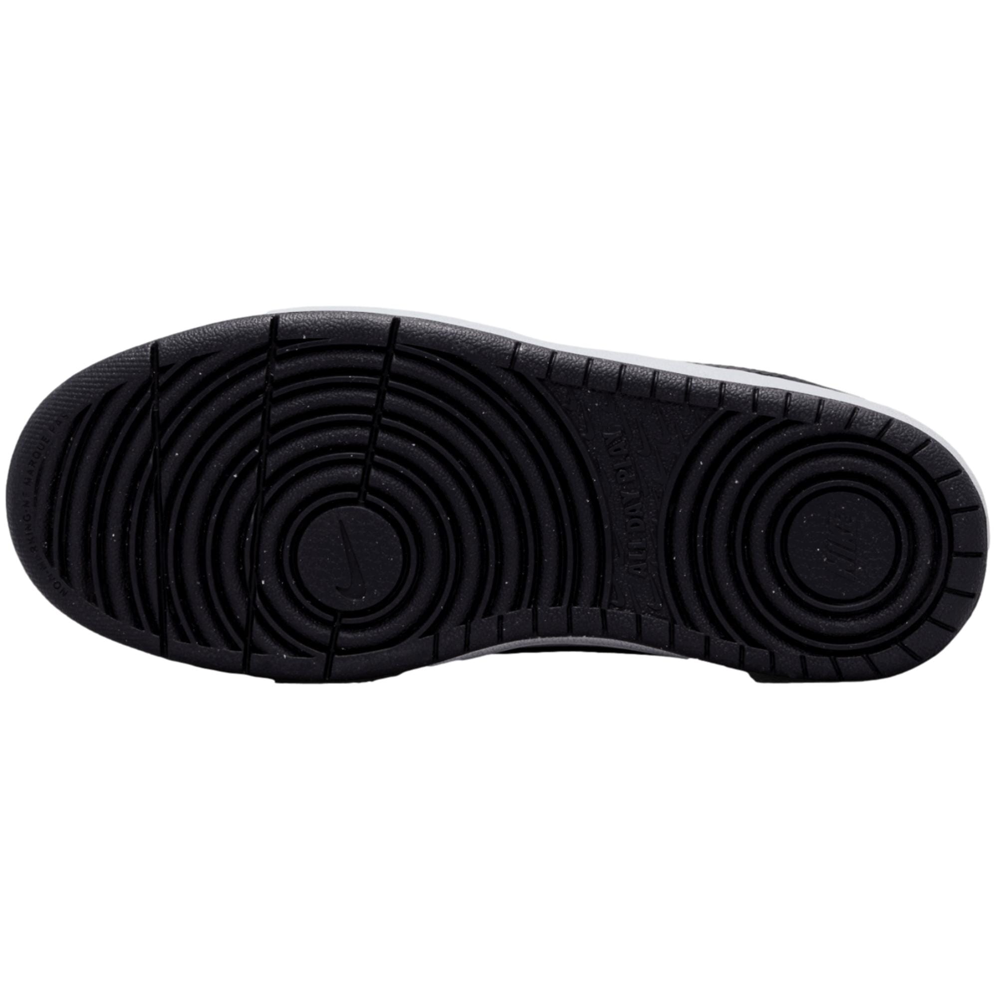 Grade-School Nike Court Borough Low Recraft Black / White DV5456-131