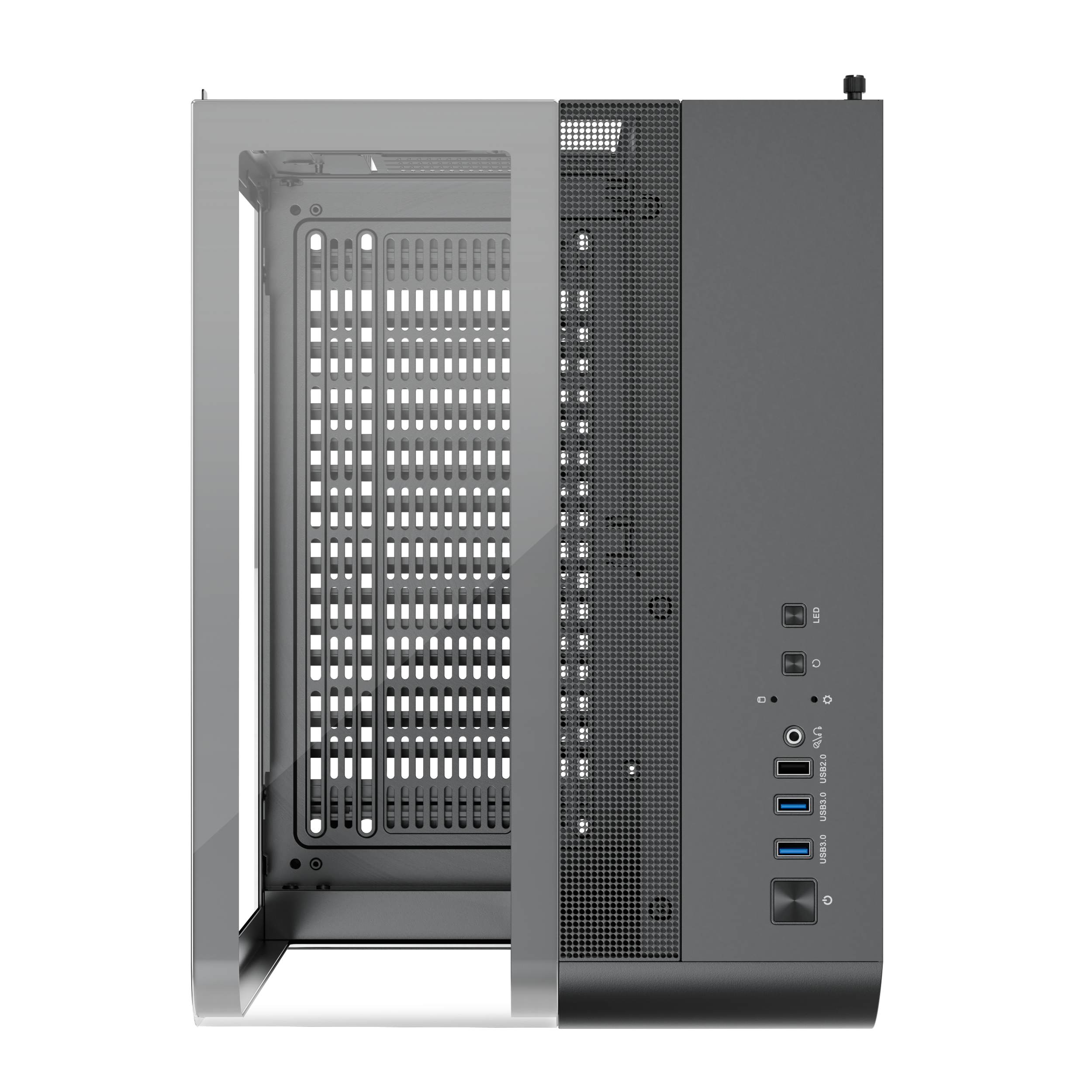 1st Player RT5 M-ATX ITX PC Gaming Case (Black)