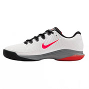 Women's Zoom Vapor 12 Hard Court Premium Tennis Shoes In White / Hot Lava / Wolf Grey