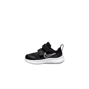 Toddler Nike Nike Kids' Star Runner 3 AC Shoes Running Velcro Mesh Black / Dark Smoke Grey / White DA2778-003