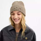 Coach Outlet Coach Script Knit Beanie