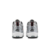 Men's Air Max Ishod Premium Sneakers In Metallic Silver, Varsity Red