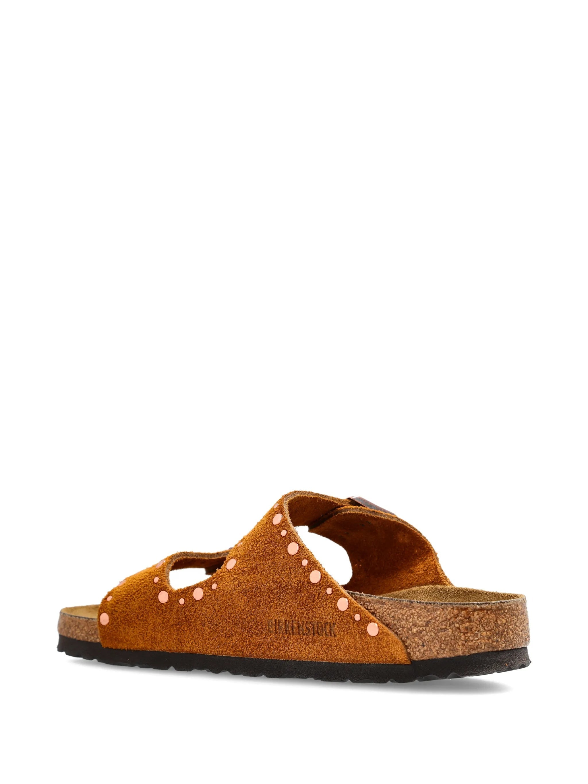 Arizona Rivet Brown Suede Two-Strap