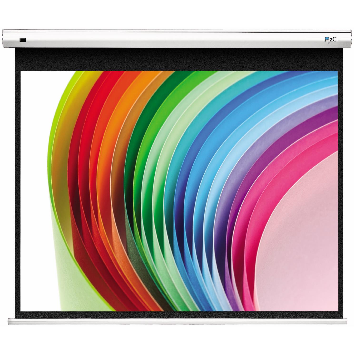 2C Screen IT 92" Motorised Projector Screen