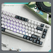 Royal Kludge RKH81 Tri Model RGB Hot Swap Mechanical Keyboard (White with Blue Switch)