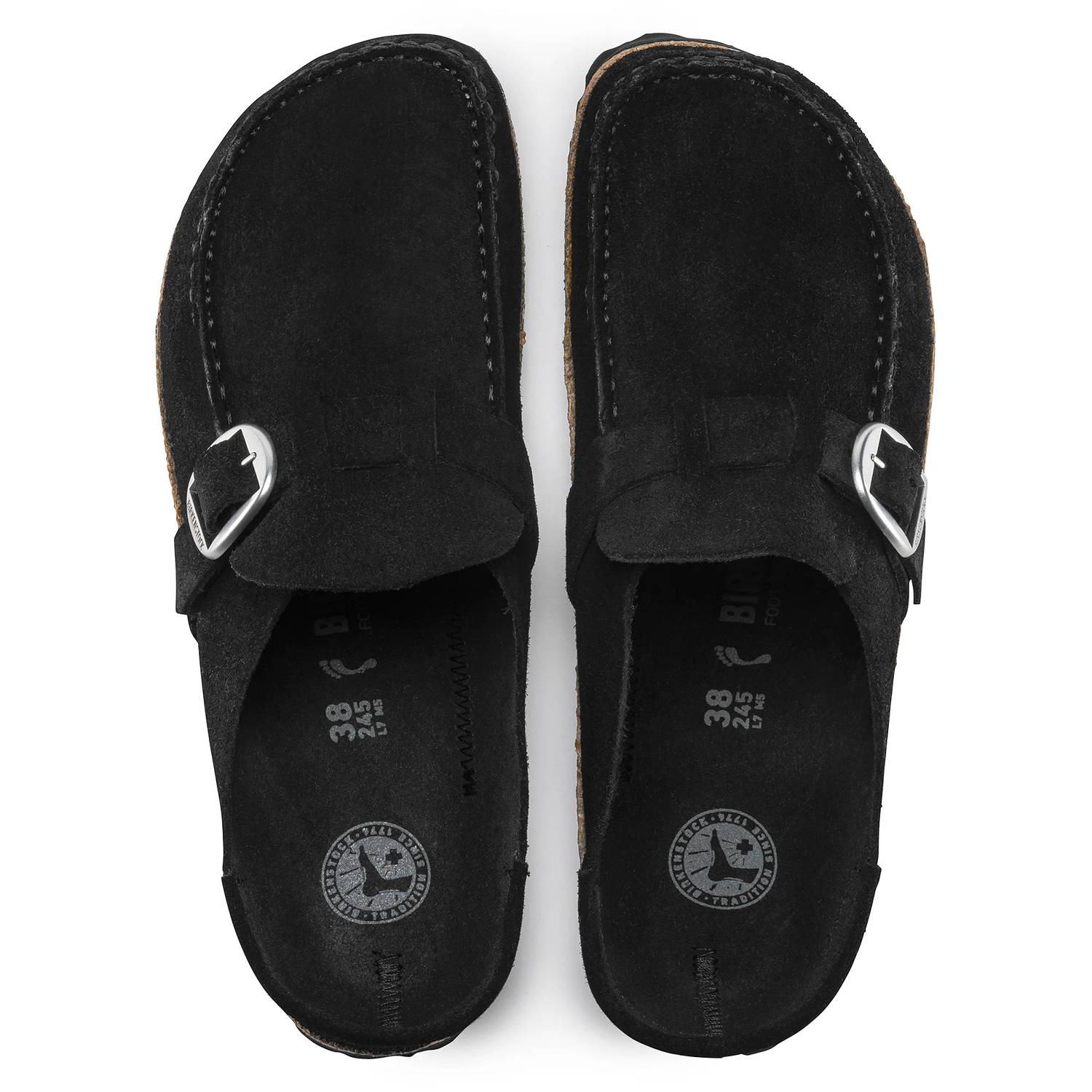 Women's Buckley Clog In Black Suede