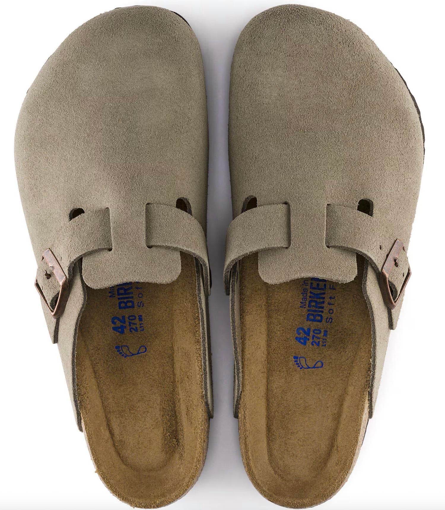 Women's Boston Soft Footbed Clogs In Taupe