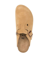 Women's Boston Clog In Latte Cream