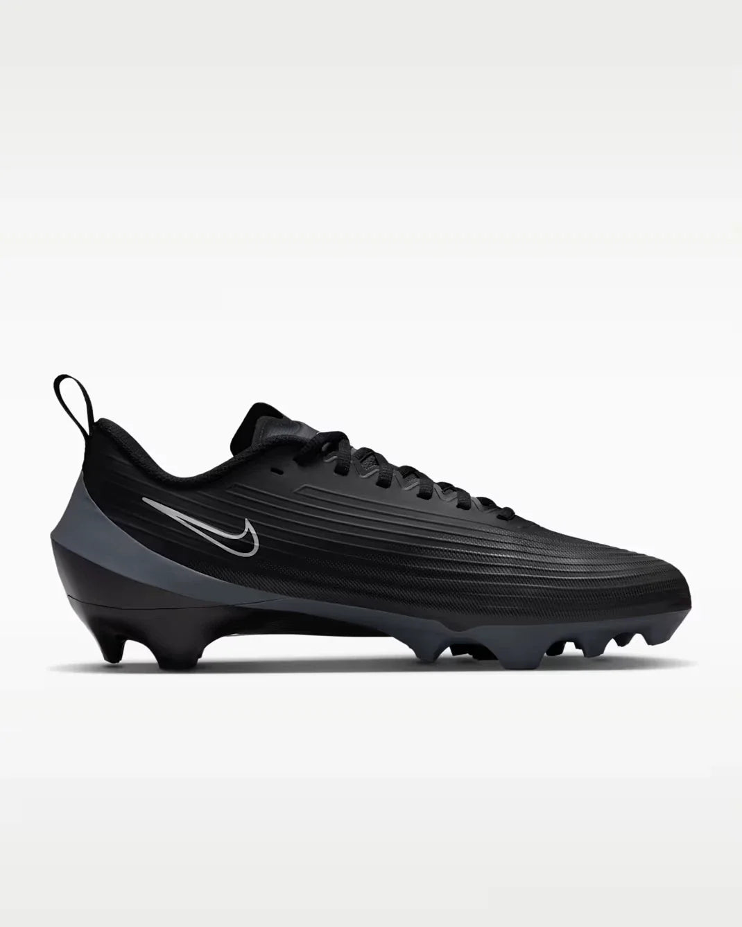 Nike Vapor Speed 3 FB3303-002 Men's Black Gray Low Top Football Cleats MEW1715