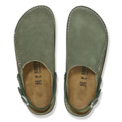 Women's Lutry Suede Leather Clog In Thyme