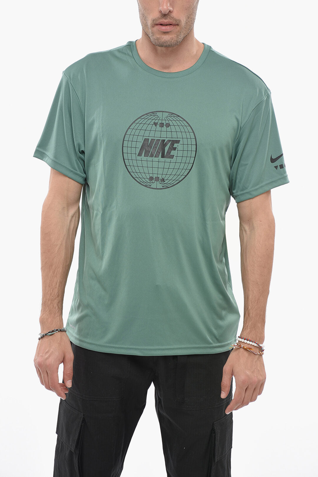 SWIM Crewneck Dri-Fit T-Shirt with Printed Logo