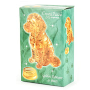 3D Crystal Puzzle: Golden Retriever