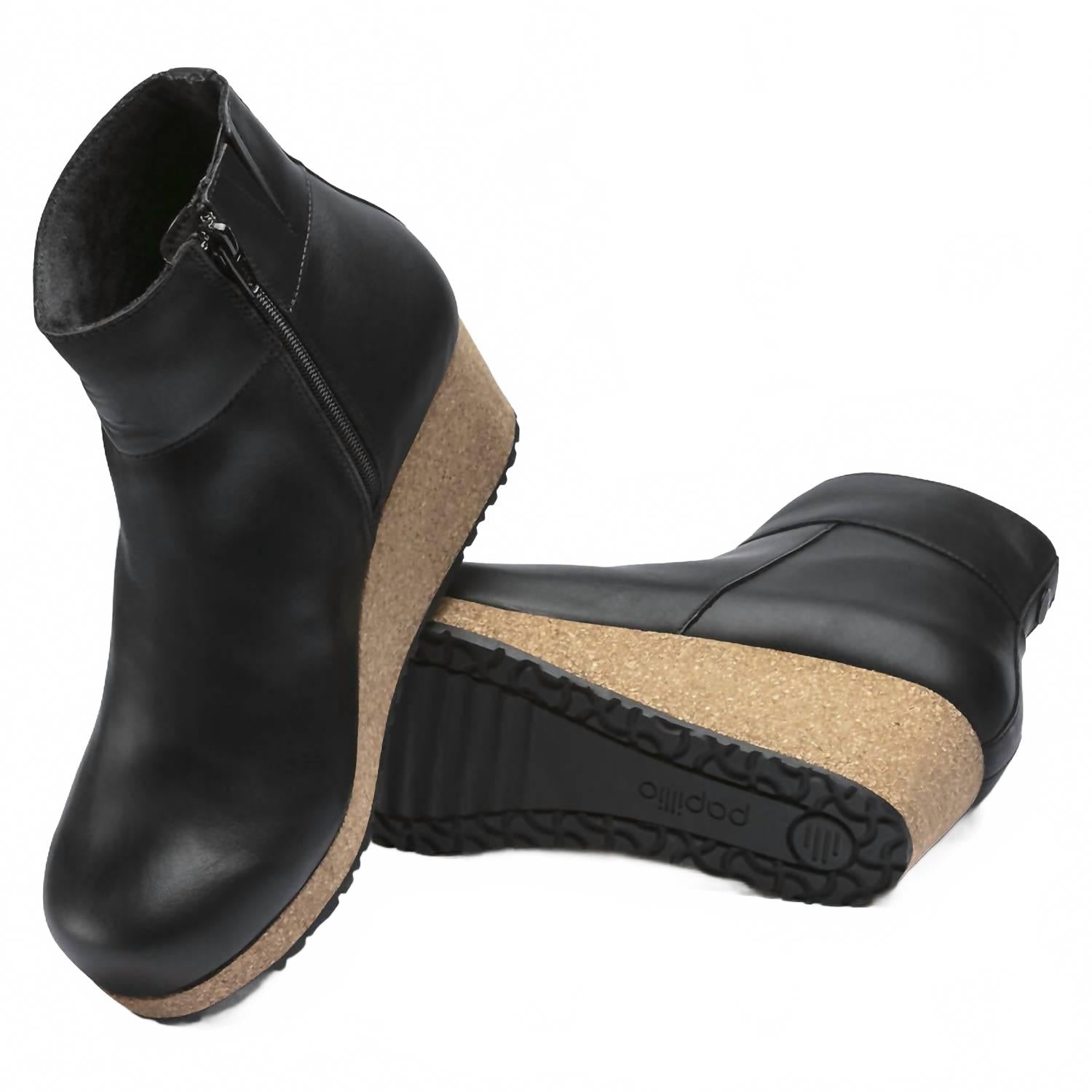 Women's Ebba Wedge Ankle Boot In Black