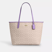 Coach Outlet City Tote Bag In Signature Canvas