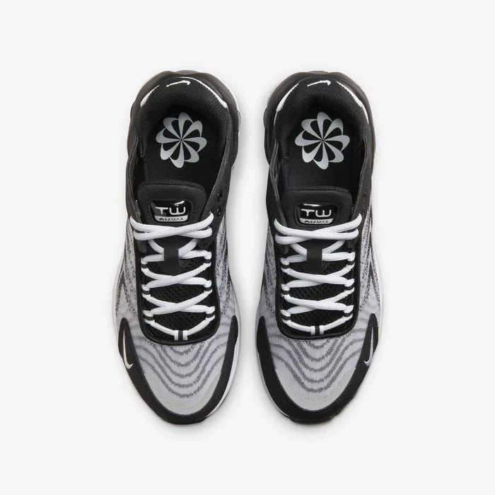 Nike Air Max TW DQ0296-001 Sneakers Kids Black White Athletic Running Shoes