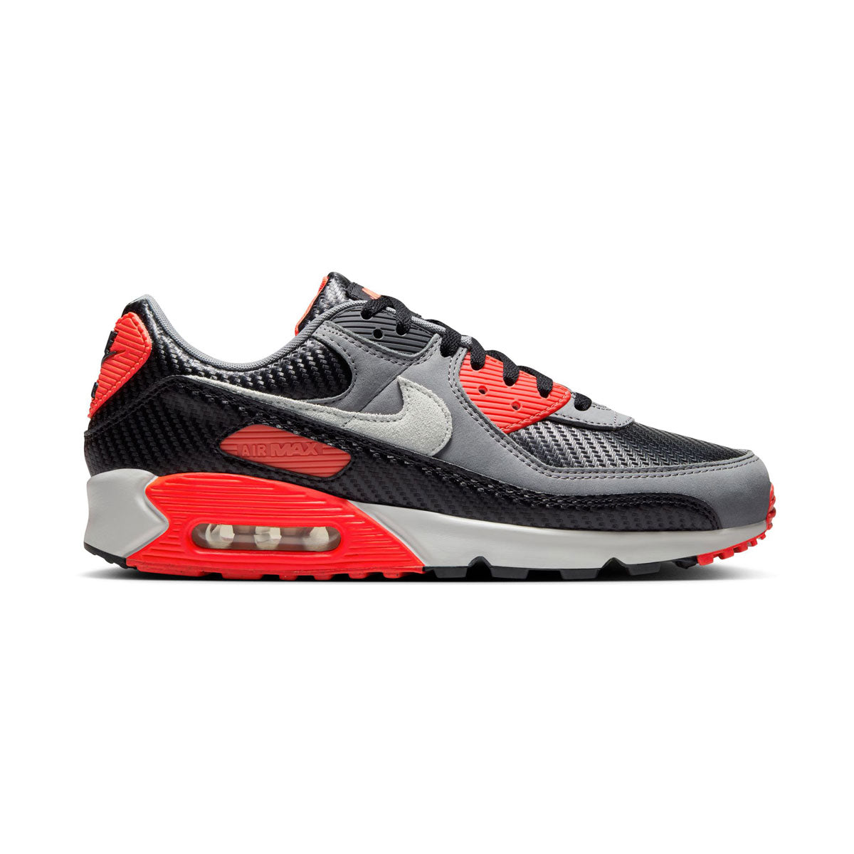 MENS NIKE AIR MAX 90 PREMIUM_BLACK/PHOTON DUST-COOL GREY