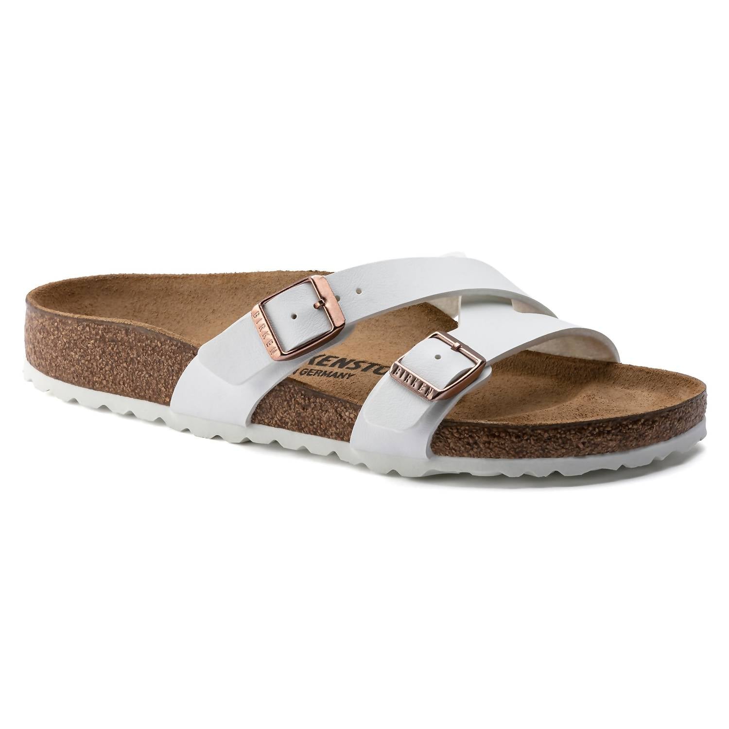 Women's Yao Balance Sandals In White Birko-Flor