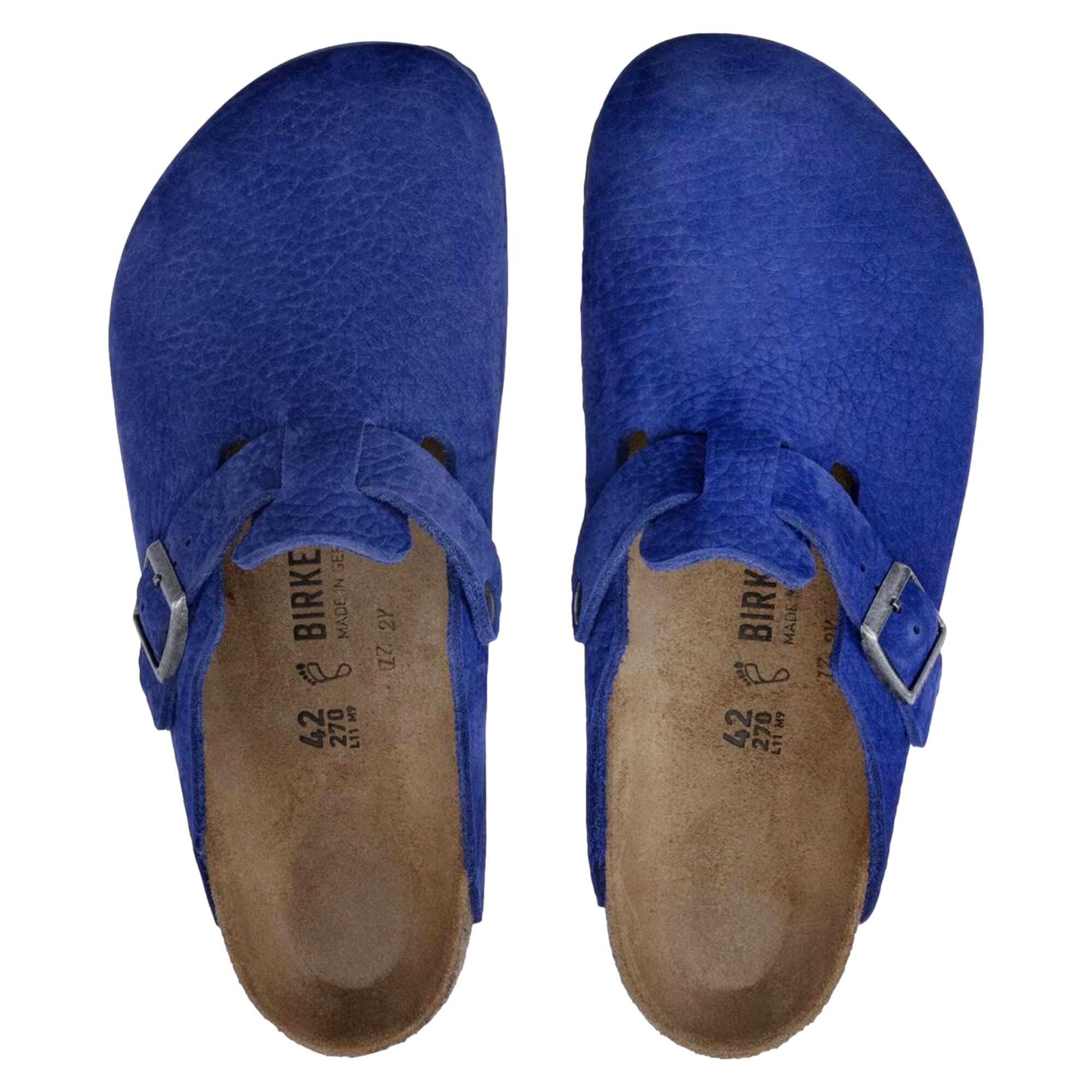 Men's Birkenstock Boston Clogs Indigo Blue 1025020