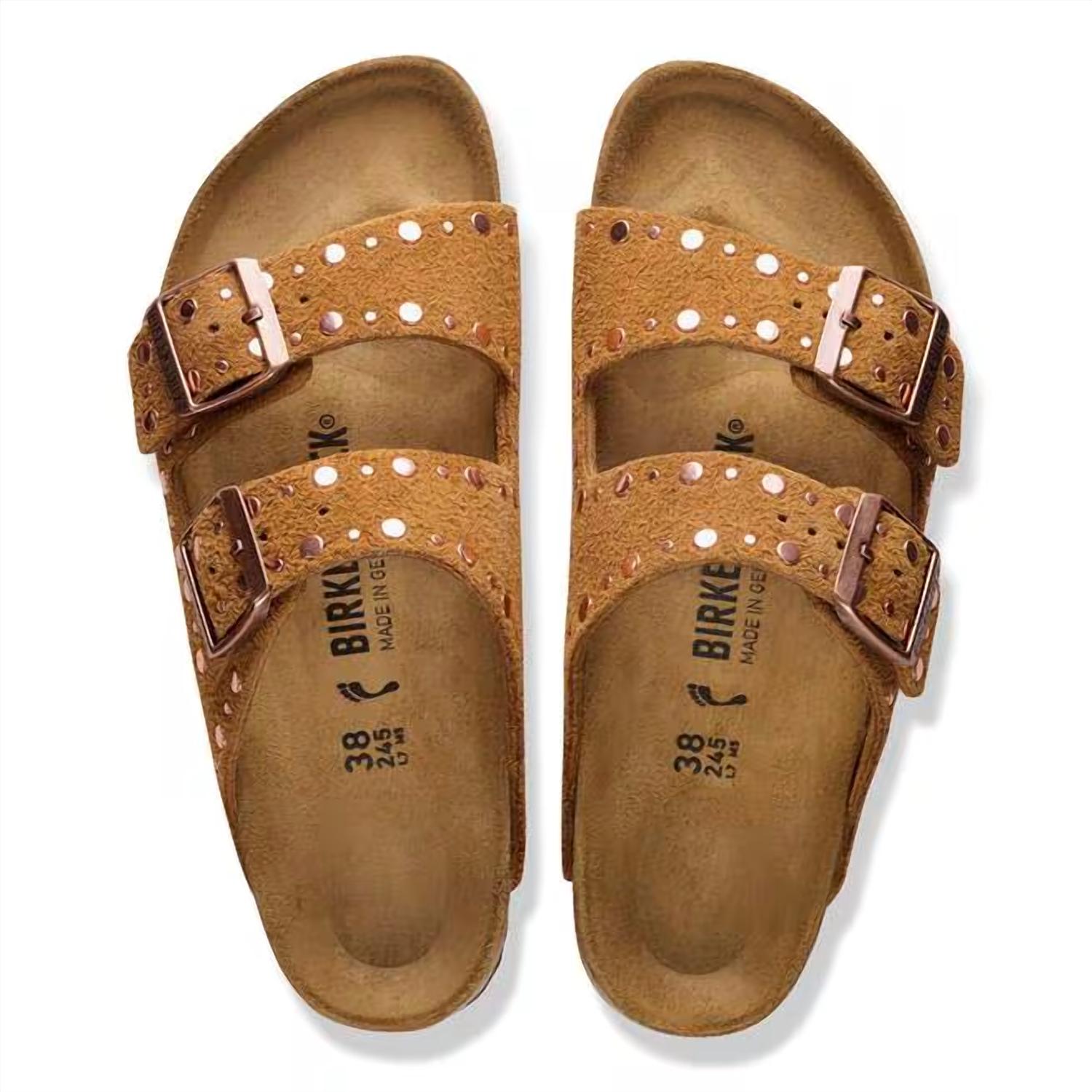 Women's Arizona Rivets Sandals In Mink
