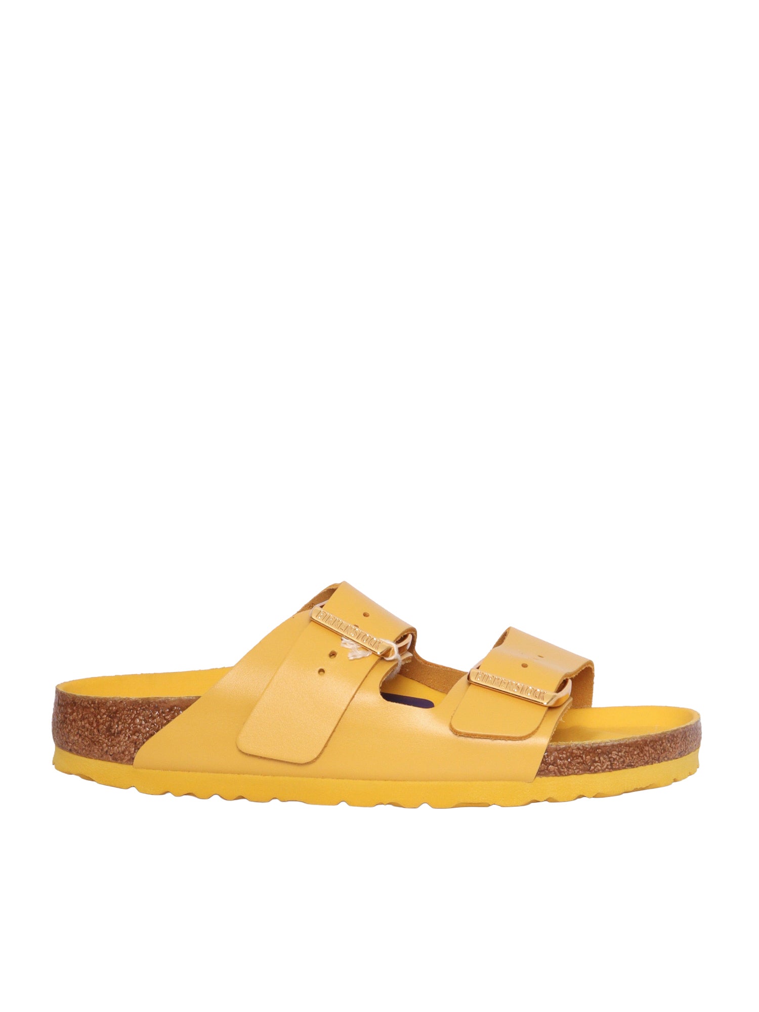 Ochre Arizona Natural Leather Slide Sandal