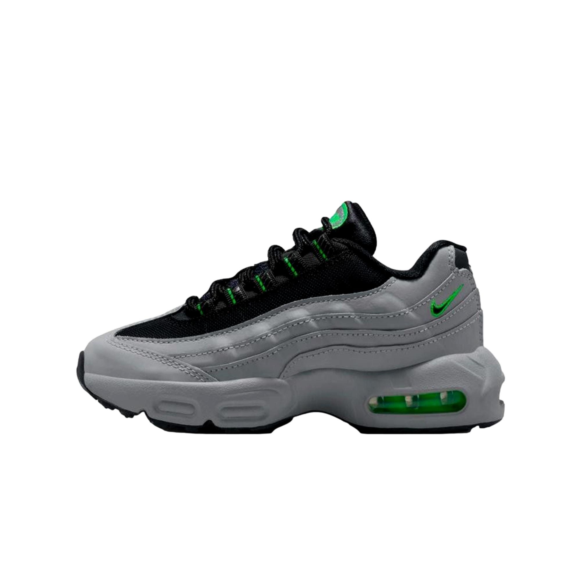 Pre-School Nike Air Max 95 Recraft Leather Light Smoke Grey / Black HQ6364-012