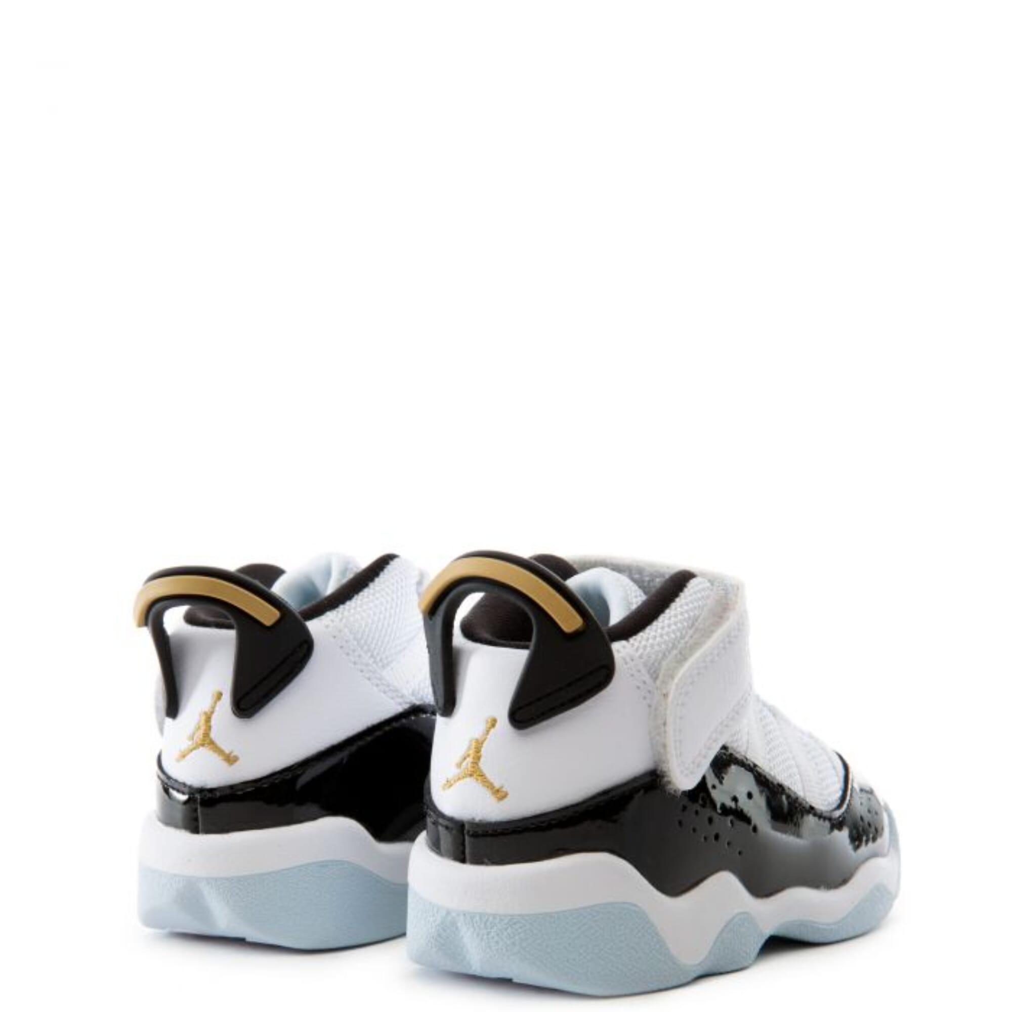 Toddler Nike Jordan 6 Rings White/Metallic Gold-Black-Ice CW6997-100