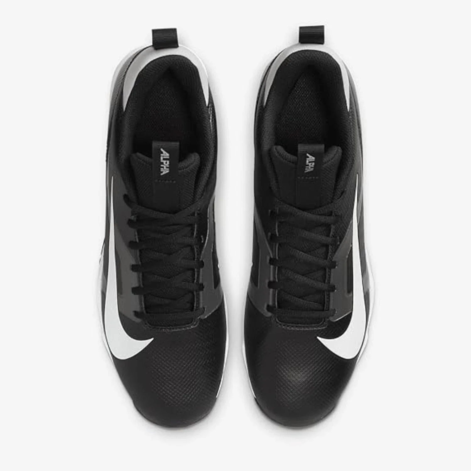 Nike Alpha Menace 4 Shark FN0028-001 Men Black White Football Cleats RHS7774