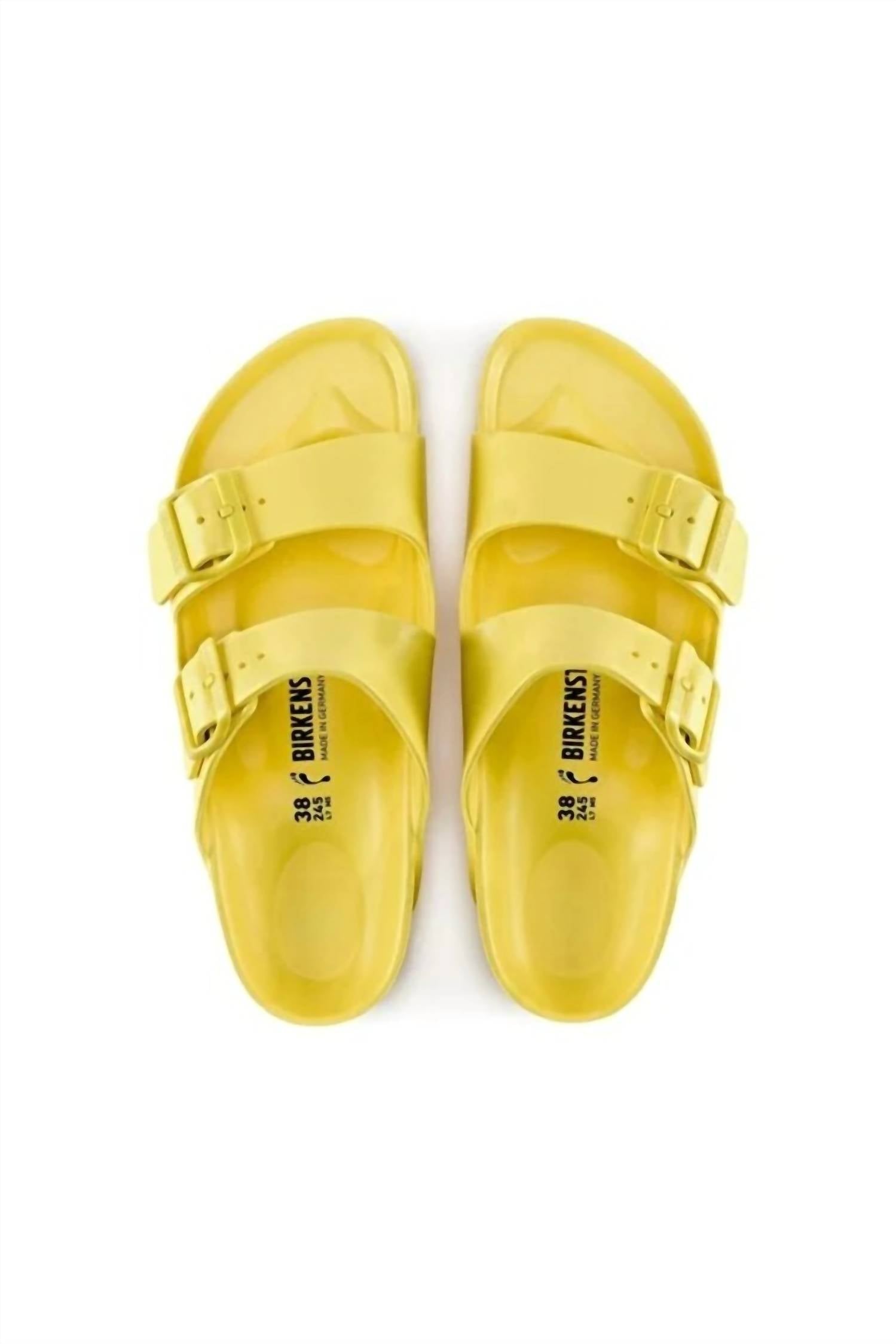 Women's Arizona Eva Sandals In Vibrant Yellow