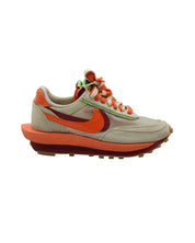 Nike x Sacai x CLOT LDWaffle in Net Orange Blaze Suede