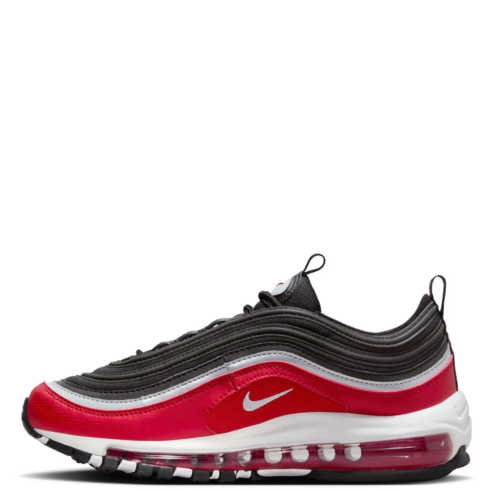 Youth Nike Air Max SE FB3245- Sneakers Black Red Lifestyle Shoes HTAT46