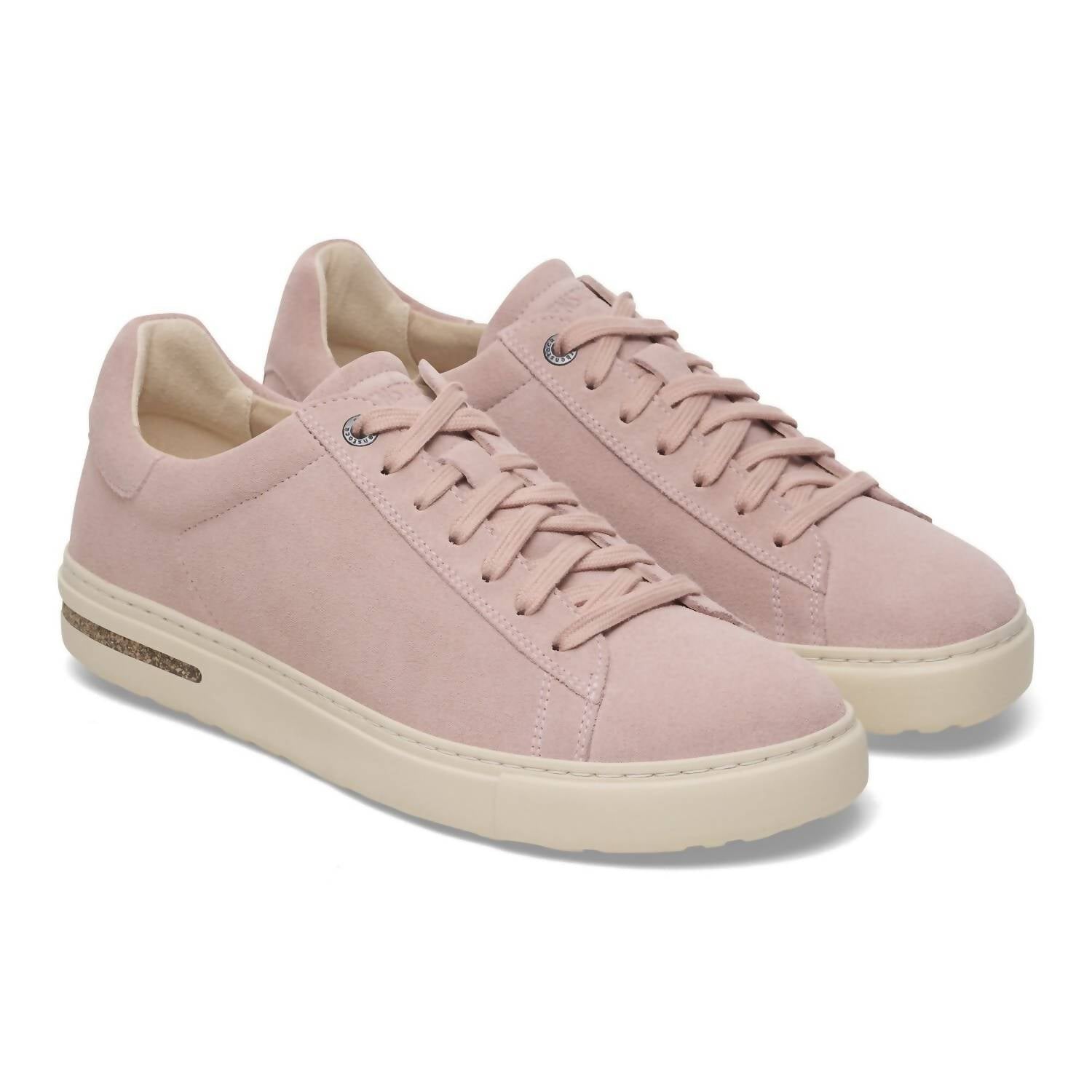 Women's Bend Suede Leather Sneaker In Light Rose