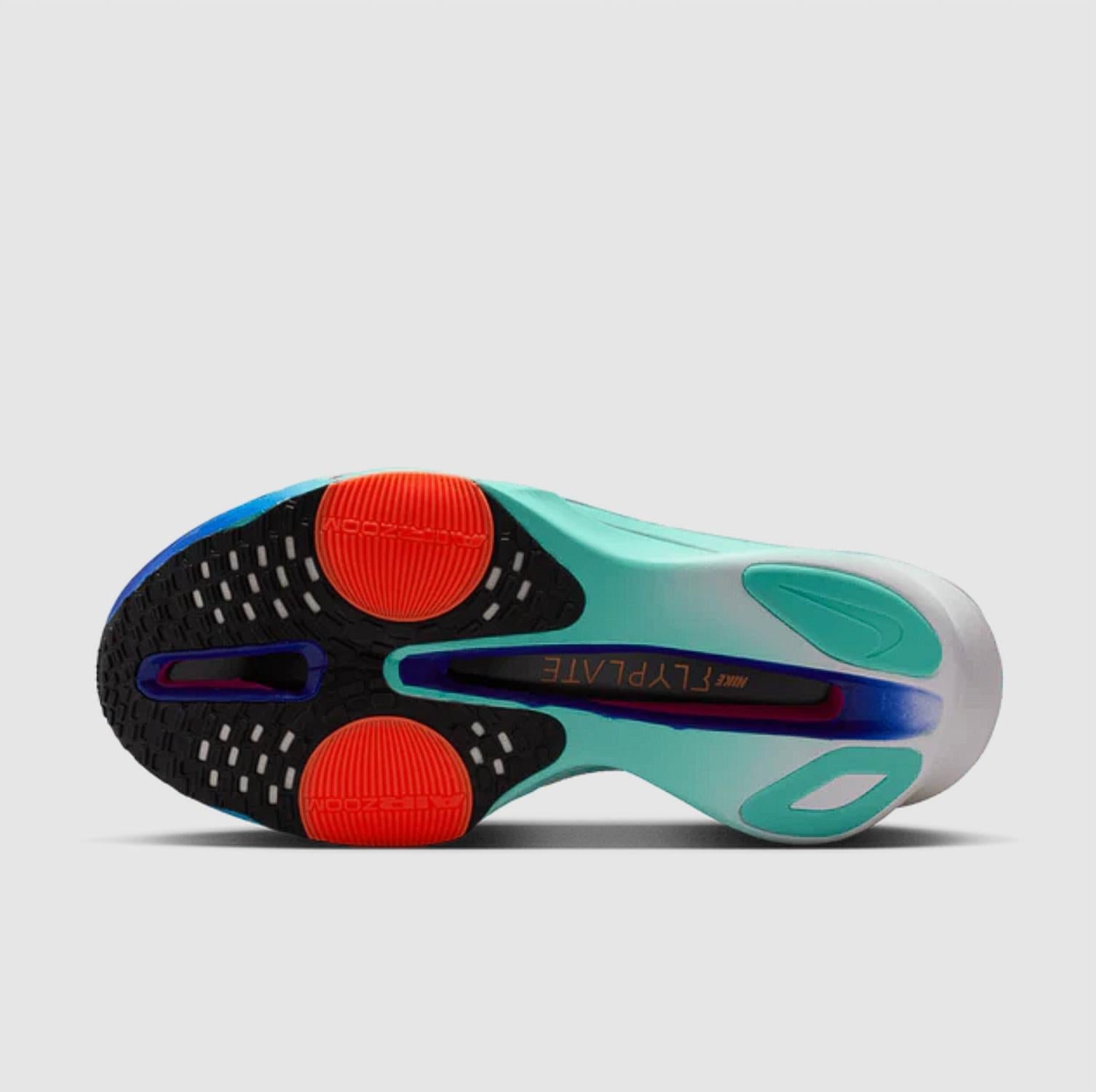 Men's Alphafly 3 Shoe In White/ Black-Hyper Turq-Concord