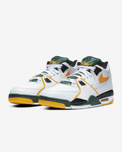Men's Nike Air Flight '89 CN0050-100 Sneakers US 8 White Leather Basketball Shoes