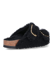 "Arizona Big Buckle Shearling" Sandals