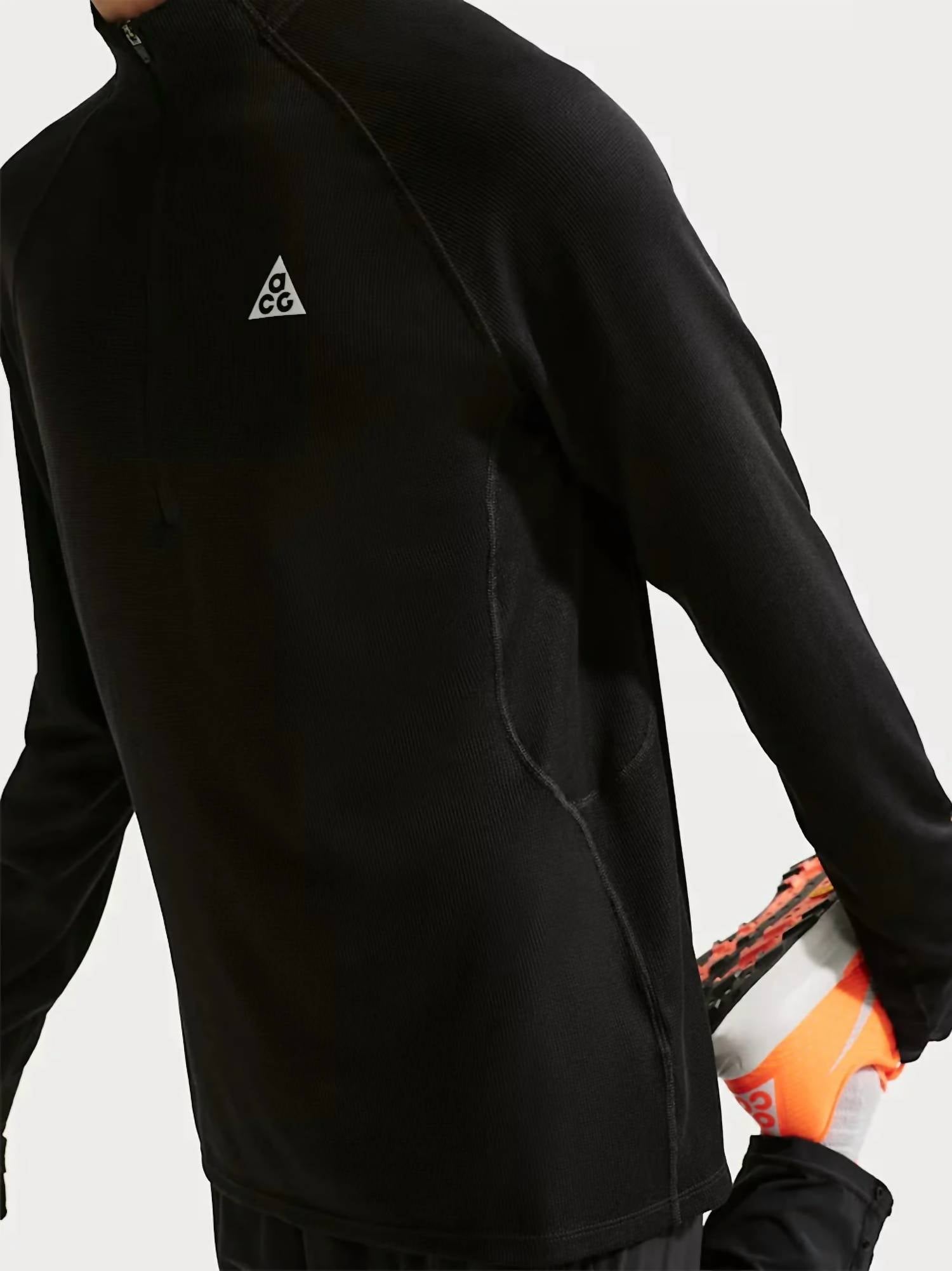 Acg Df Trail Dri-Fit Midlayer Shirt In Black/black/summit White