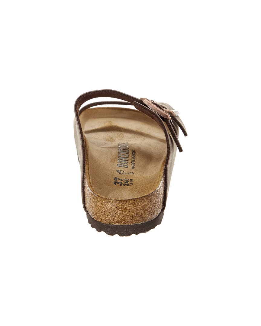 Birkenstock Men's Arizona Birkibuc Sandal, 43, Brown