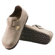 Women's London Clog In Taupe  Suede