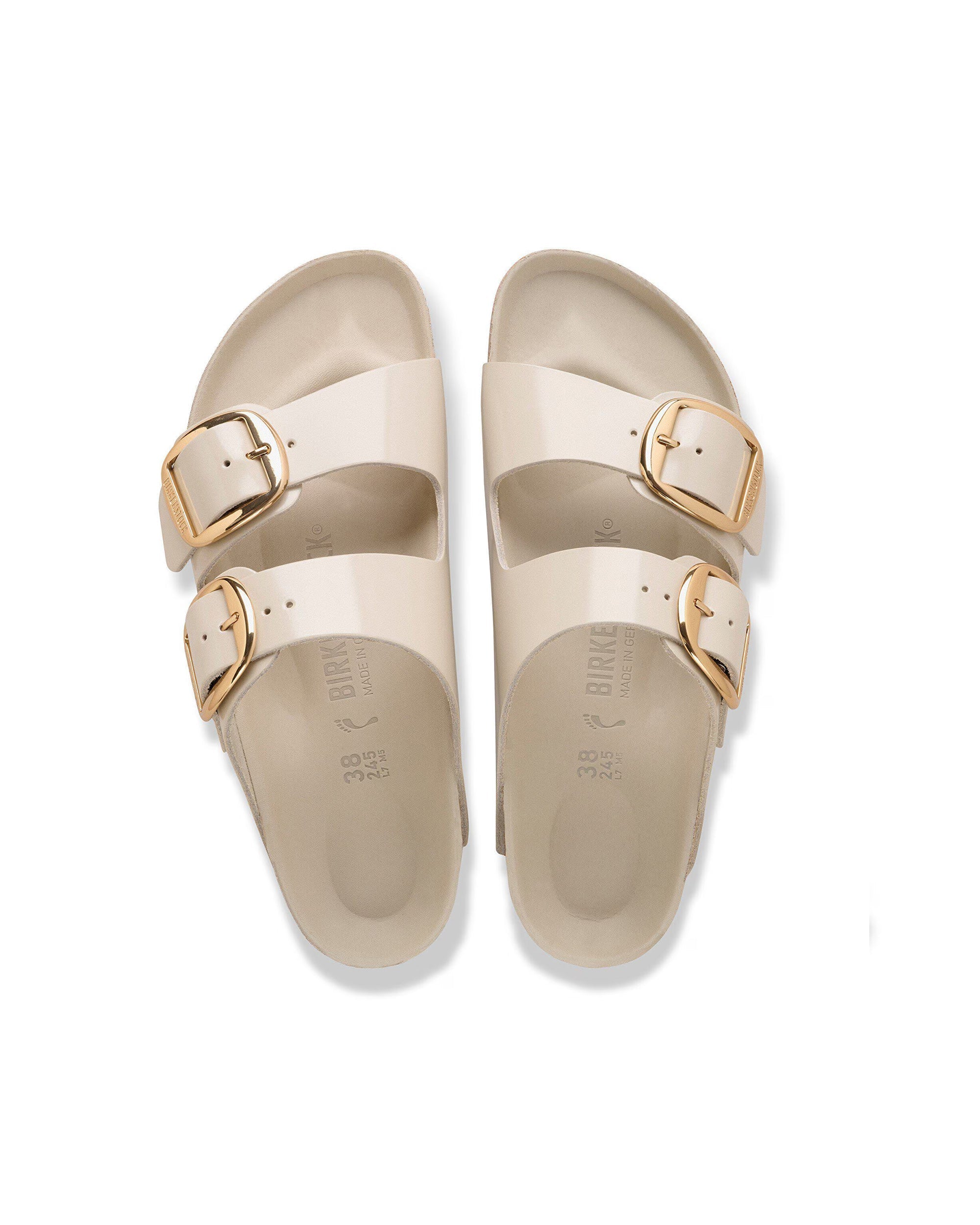 Arizona Big Buckle Slides In Shine Oyster