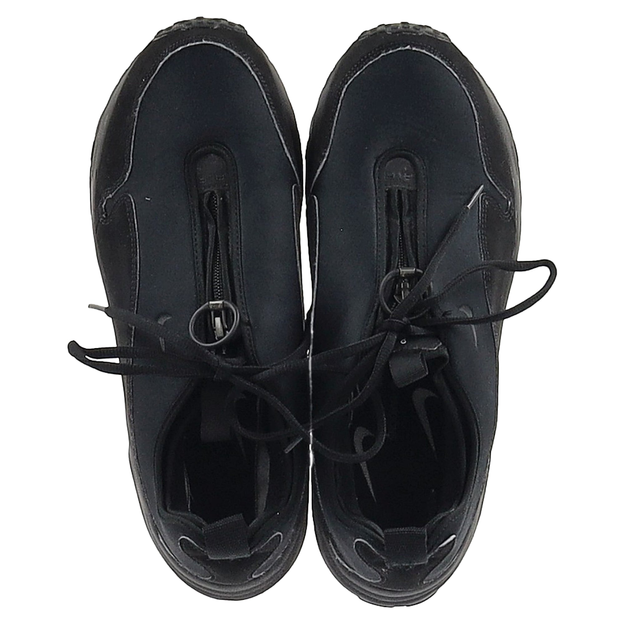 Nike x CDG Homme Plus Air Max Sunder Sneakers in Black Suede