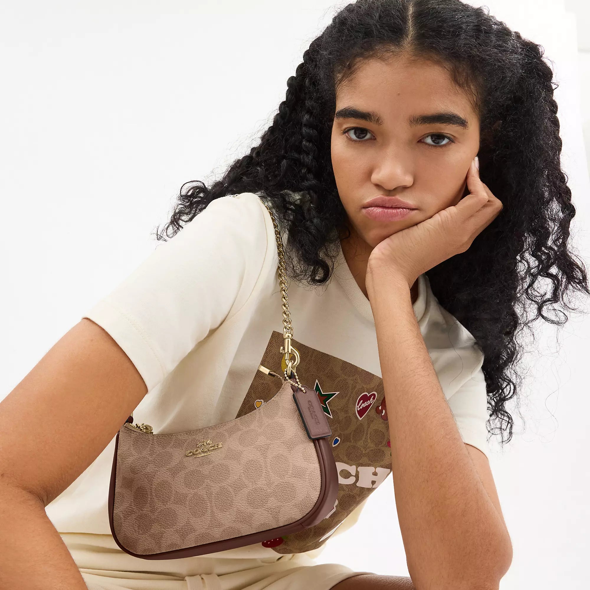 Coach Outlet Teri Mini Crossbody Bag In Signature Canvas