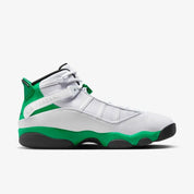 Men's Air Jordan 6 Rings 322992-131 Sneakers Mens White Green Leather Basketball Shoes