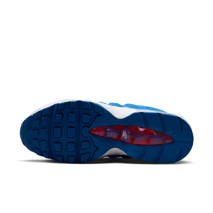 Men's Nike Air Max 95 Big Bubble Lawson Blue Sapphire/White-Light Smoke Grey-Metallic Silver IR1944-400