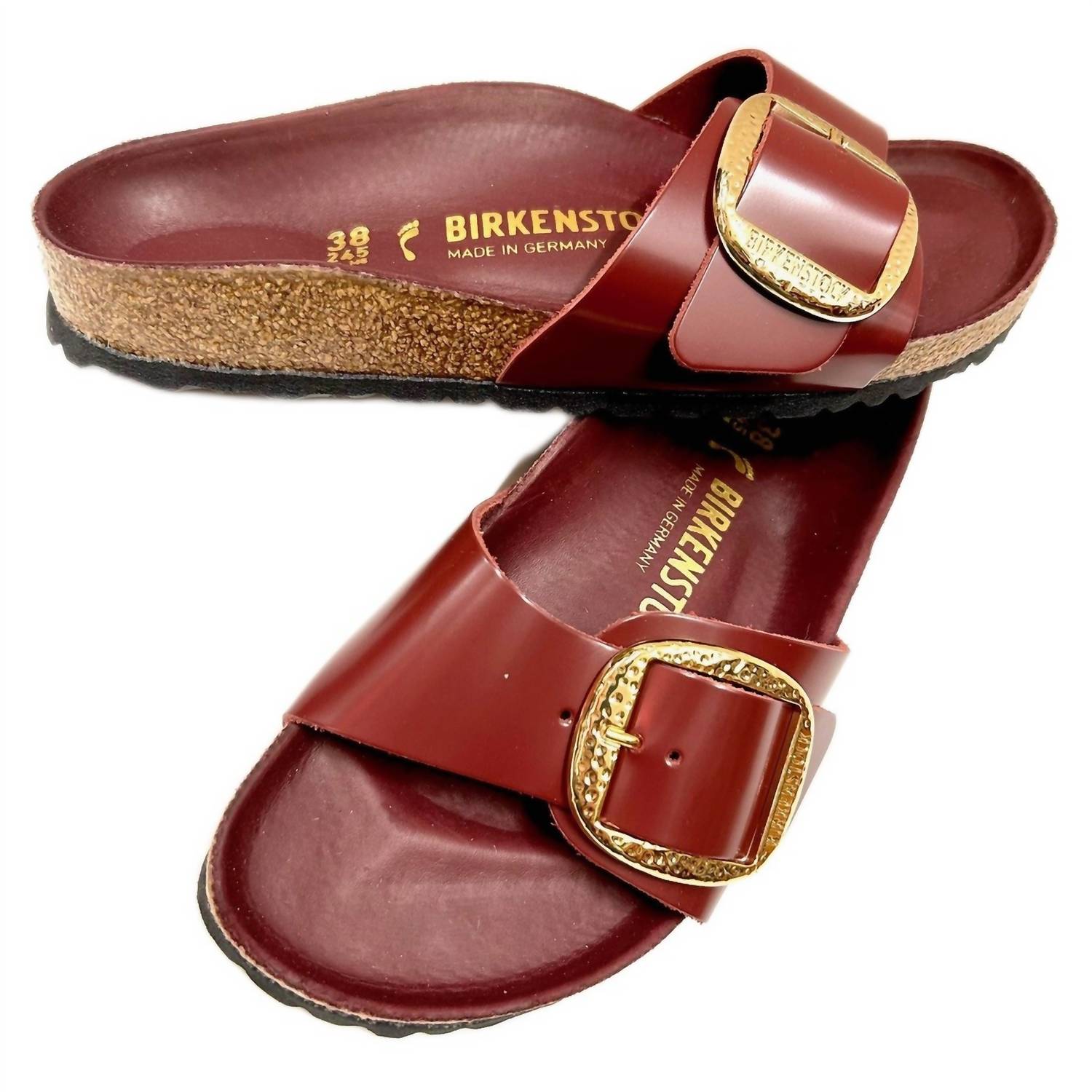 Women's Madrid Big Buckle Sandals In Zinfandel