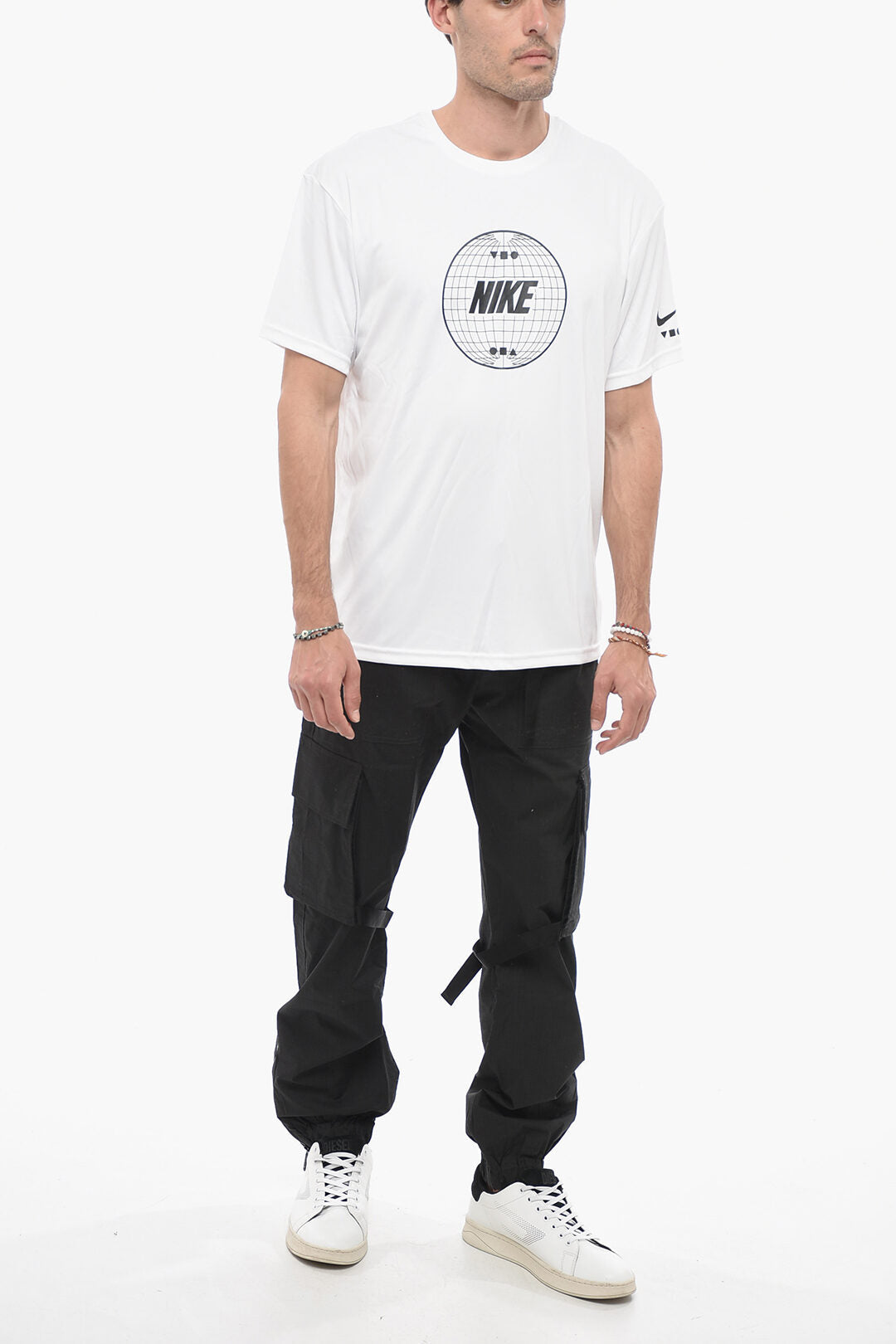 SWIM Crewneck Dri-Fit T-Shirt with Printed Logo