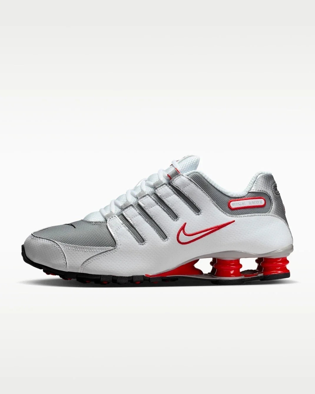 Nike Shox NZ 378341-104 Sneakers Men's White Sport Red Running Shoes DWA3737